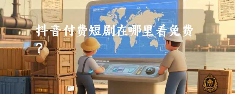 抖音付费短剧在哪里看免费？