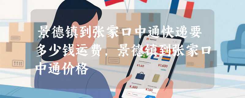 景德镇到张家口中通快递要多少钱运费，景德镇到张家口中通价格