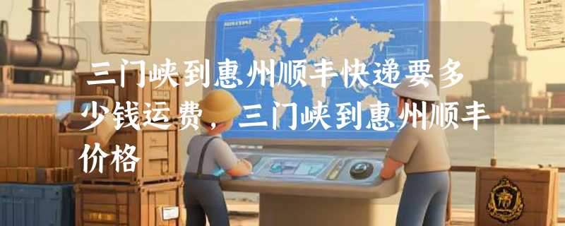 三门峡到惠州顺丰快递要多少钱运费，三门峡到惠州顺丰价格