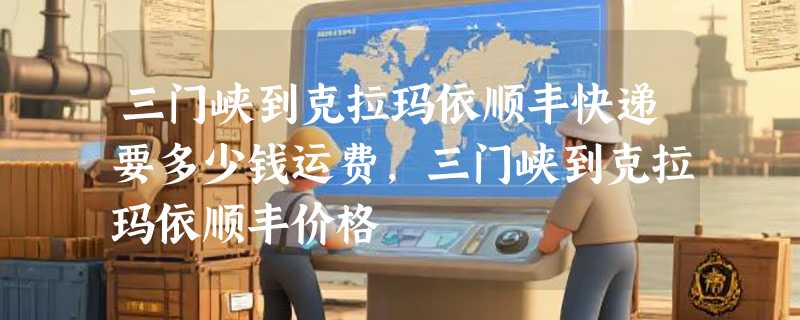 三门峡到克拉玛依顺丰快递要多少钱运费，三门峡到克拉玛依顺丰价格