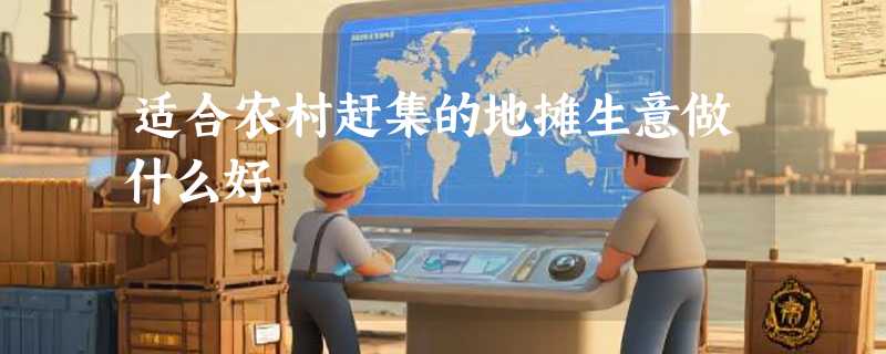 适合农村赶集的地摊生意做什么好