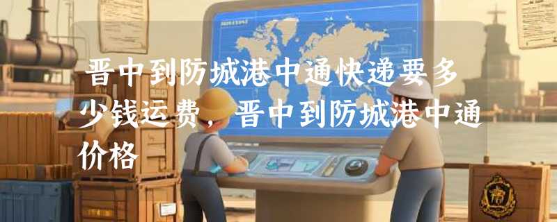 晋中到防城港中通快递要多少钱运费，晋中到防城港中通价格