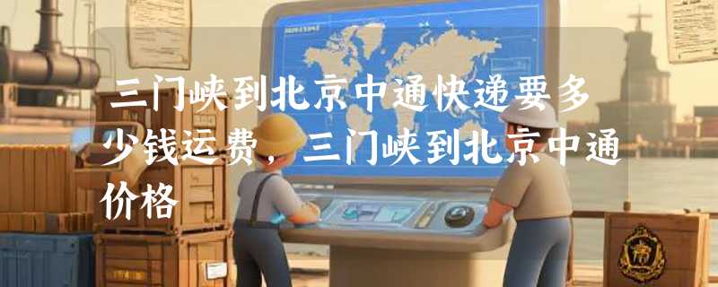 三门峡到北京中通快递要多少钱运费，三门峡到北京中通价格