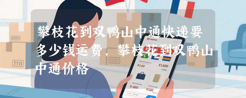 攀枝花到双鸭山中通快递要多少钱运费，攀枝花到双鸭山中通价格