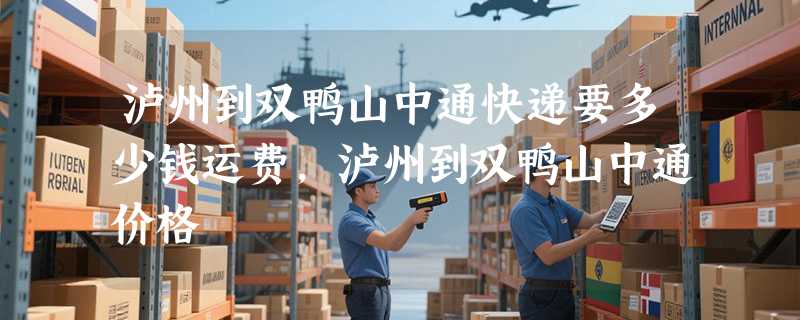 泸州到双鸭山中通快递要多少钱运费，泸州到双鸭山中通价格