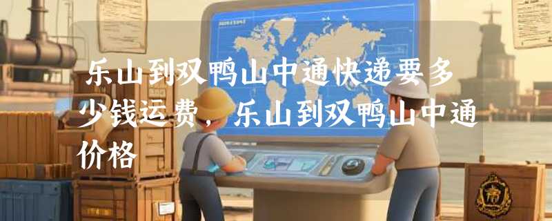 乐山到双鸭山中通快递要多少钱运费，乐山到双鸭山中通价格