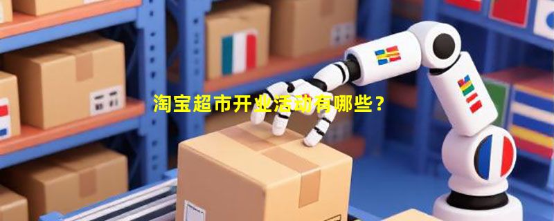 淘宝超市开业活动有哪些？