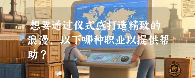 想要通过仪式感打造精致的浪漫，以下哪种职业以提供帮助？