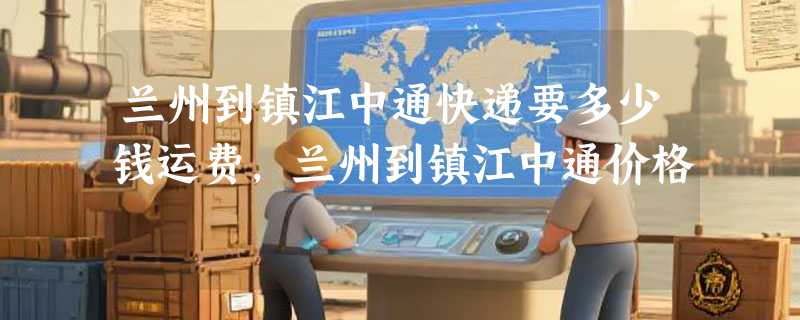 兰州到镇江中通快递要多少钱运费，兰州到镇江中通价格