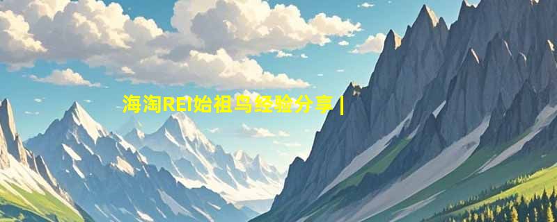 海淘REI始祖鸟经验分享 | 亲测超详细版