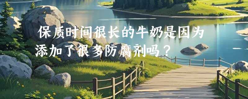 保质时间很长的牛奶是因为添加了很多防腐剂吗？