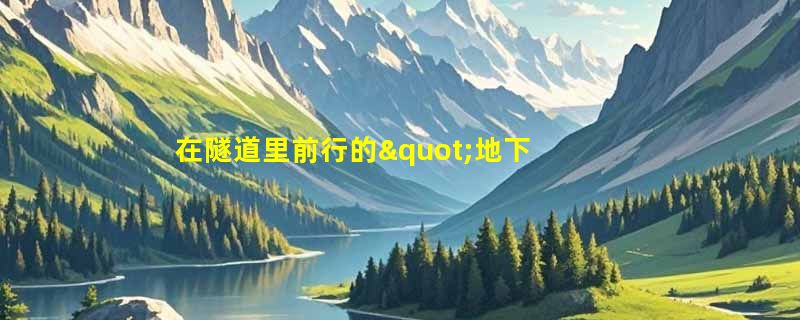 在隧道里前行的"地下工作者"是对哪种职业的生动描述？