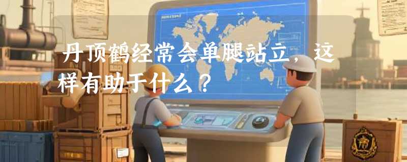 丹顶鹤经常会单腿站立，这样有助于什么？