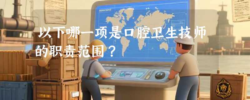 以下哪一项是口腔卫生技师的职责范围？