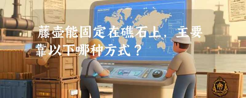 藤壶能固定在礁石上，主要靠以下哪种方式？