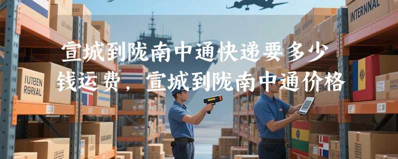 宣城到陇南中通快递要多少钱运费，宣城到陇南中通价格