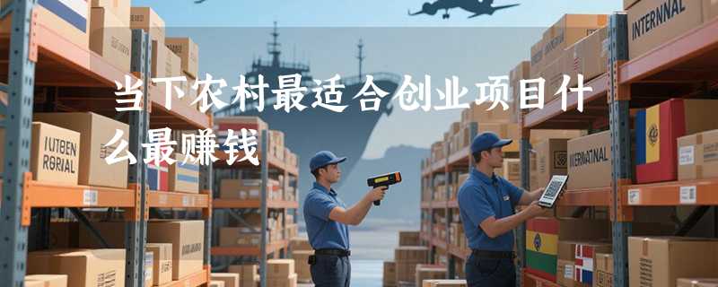 当下农村最适合创业项目什么最赚钱