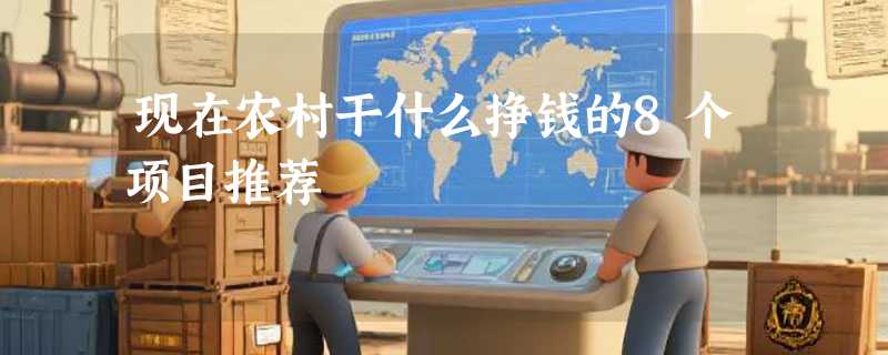 现在农村干什么挣钱的8个项目推荐