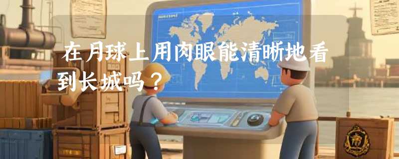 在月球上用肉眼能清晰地看到长城吗？