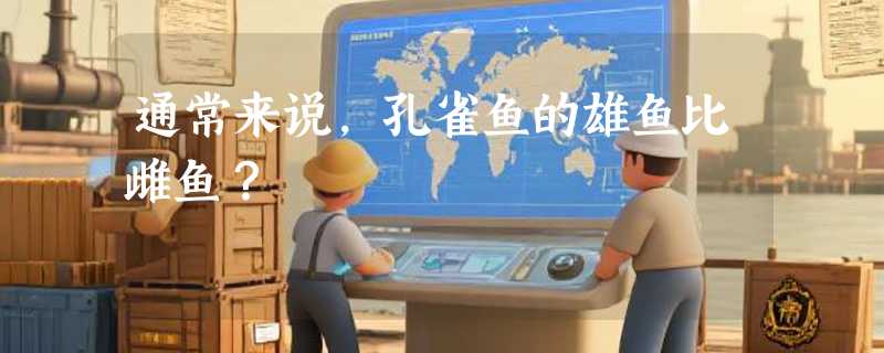 通常来说，孔雀鱼的雄鱼比雌鱼？