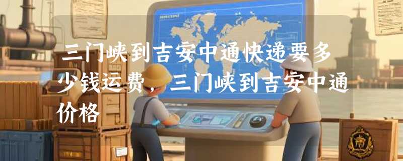 三门峡到吉安中通快递要多少钱运费，三门峡到吉安中通价格