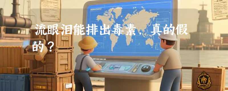 流眼泪能排出毒素，真的假的？