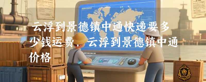 云浮到景德镇中通快递要多少钱运费，云浮到景德镇中通价格