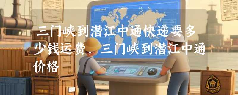 三门峡到潜江中通快递要多少钱运费，三门峡到潜江中通价格