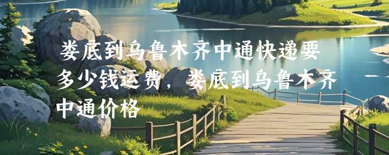 娄底到乌鲁木齐中通快递要多少钱运费，娄底到乌鲁木齐中通价格