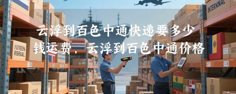 云浮到百色中通快递要多少钱运费，云浮到百色中通价格
