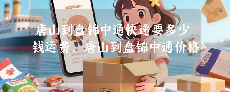 唐山到盘锦中通快递要多少钱运费，唐山到盘锦中通价格