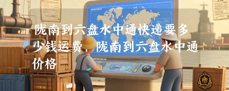 陇南到六盘水中通快递要多少钱运费，陇南到六盘水中通价格