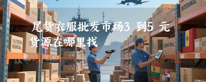 尾货衣服批发市场3到5元货源在哪里找