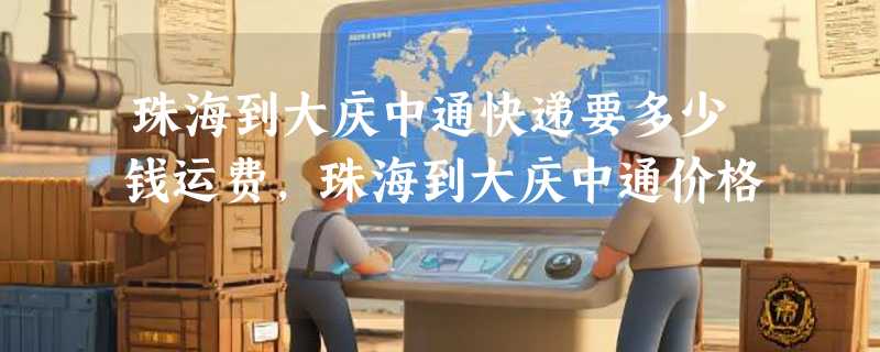 珠海到大庆中通快递要多少钱运费，珠海到大庆中通价格