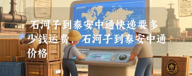 石河子到泰安中通快递要多少钱运费，石河子到泰安中通价格