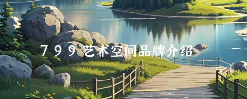 799艺术空间品牌介绍